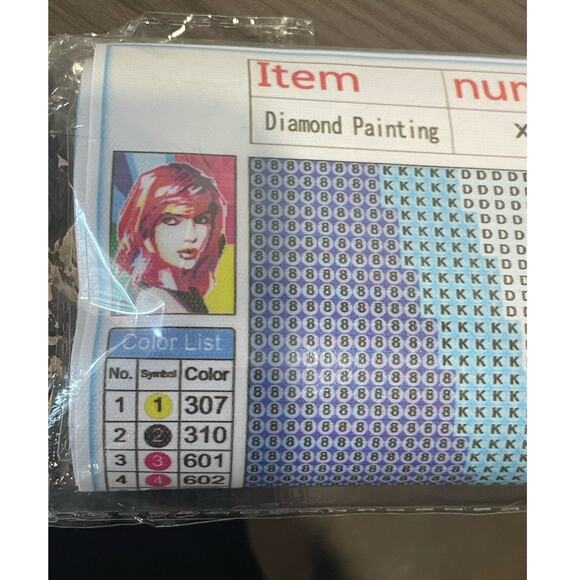 Taylor Swift Diamond Art Painting Sealed New 30x40cm Eras Tour‎ Swiftie Full Kit - Picture 3 of 5